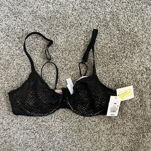 New Auden Unlined Demi Coverage Underwire Bra 36B